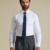 Duchamp Mens Royal Oxford Shirt White