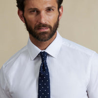 Duchamp Mens Royal Oxford Shirt White