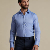 Duchamp Mens Royal Oxford Shirt Navy Blue