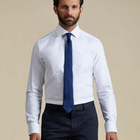 Duchamp Mens Royal Twill Shirt White