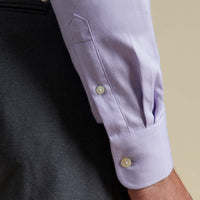 Duchamp Mens Royal Twill Shirt Pastel Lilac