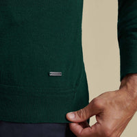 Duchamp Mens Quarter Zip Funnel Neck Botanical Garden