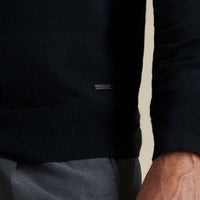 Duchamp Mens Crew Neck Knit Black