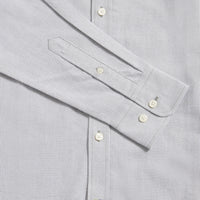 Duchamp Mens Oxford Stripe Shirt in Olivine