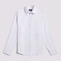 Duchamp Mens Oxford Shirt in Bright White