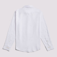 Duchamp Mens Oxford Shirt in Bright White