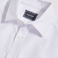 Duchamp Mens Oxford Shirt in Bright White