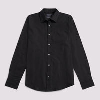 Duchamp Mens Oxford Shirt in Black