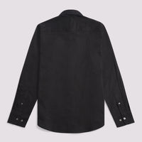 Duchamp Mens Oxford Shirt in Black