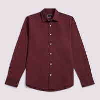 Duchamp Mens Oxford Shirt in Tibetan Red