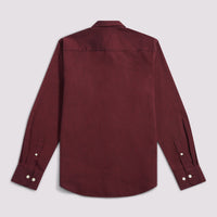 Duchamp Mens Oxford Shirt in Tibetan Red
