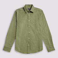 Duchamp Mens Oxford Shirt in Olivine