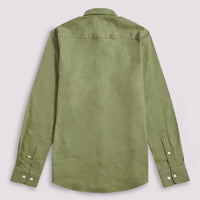 Duchamp Mens Oxford Shirt in Olivine