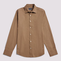 Duchamp Mens Oxford Shirt in Shitake