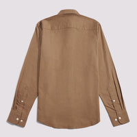 Duchamp Mens Oxford Shirt in Shitake