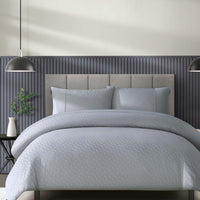 Duchamp Premium Cotton Sateen Monogram Jacquard Duvet Set High Rise