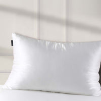 Duchamp Luxury Mulberry Silk Pillowcase Bright White