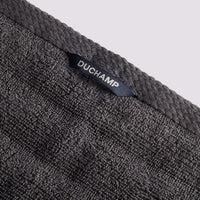 Duchamp Premium Cotton Ribbed Towel Blackened Pearl