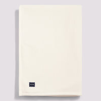 Luxury Double-Sided Fleece Throw White Smoke