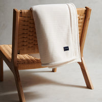 Luxury Double-Sided Fleece Throw White Smoke