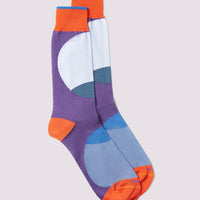 Circle Socks in Purple