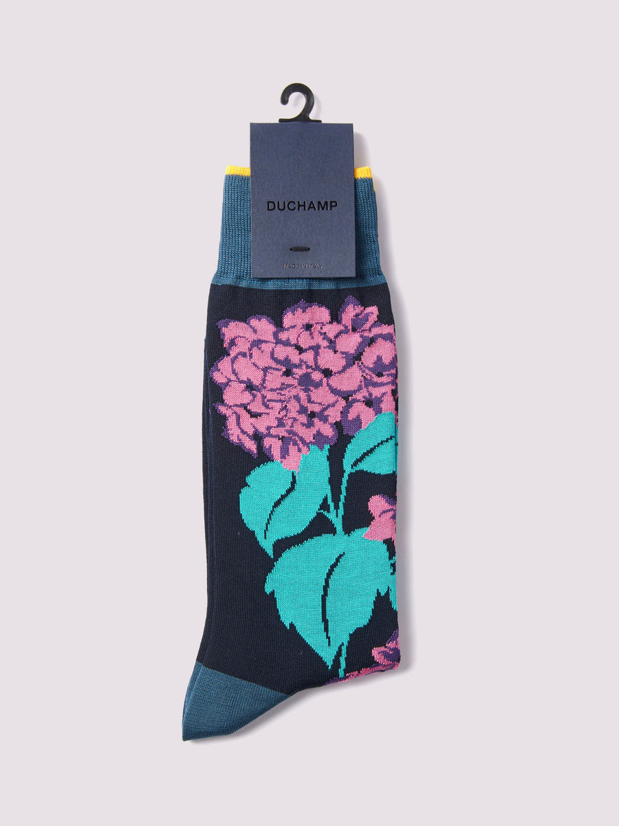 Dhalia Socks in Dark Navy