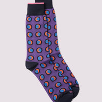 Duchamp Mens Disc Socks Petunia