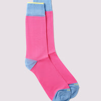 Heel Toe Sock Raspberry Rose