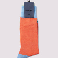 Heel Toe Socks in Bright Orange