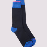 Heel Toe Socks in Dark Navy