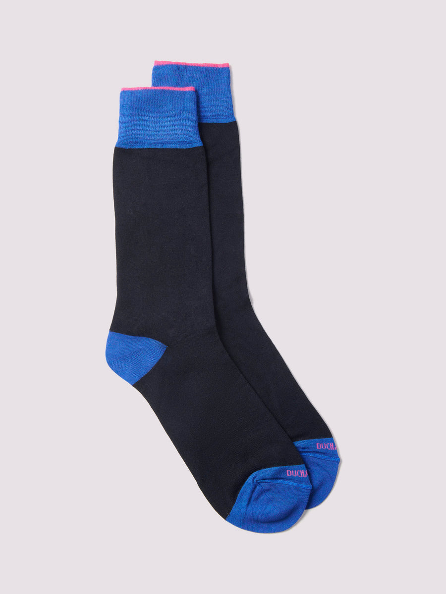 Heel Toe Socks in Dark Navy