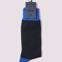 Heel Toe Socks in Dark Navy