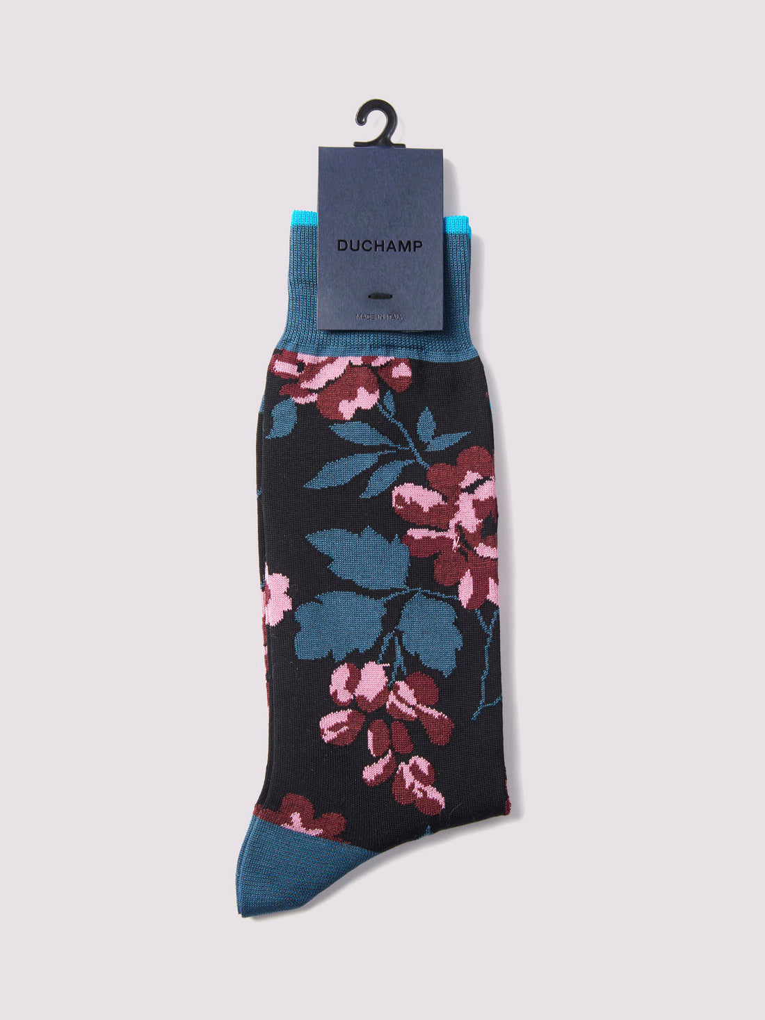 Floral Socks in Black