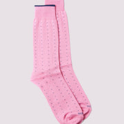 Dotted Socks in Pink Carnation