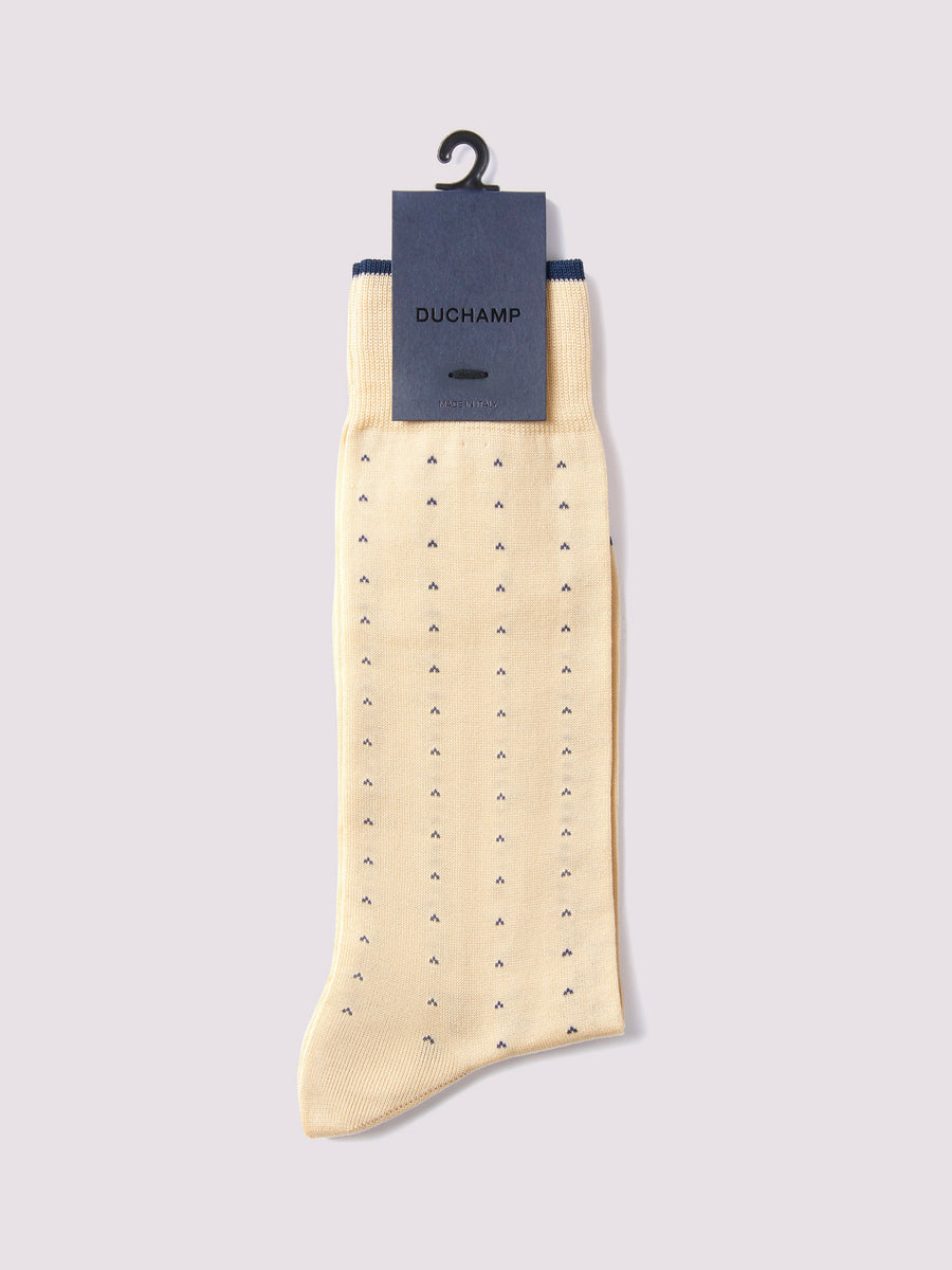 Dotted Sock Warm Sand