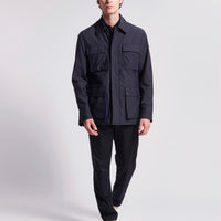 Duchamp Mens Windbreaker Jacket Medieval Blue