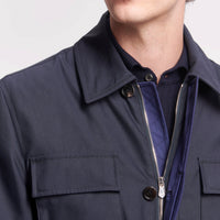 Duchamp Mens Windbreaker Jacket Medieval Blue