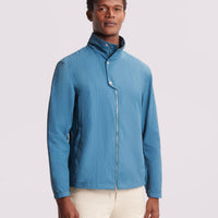 Windbreaker Jacket in Teal Blue