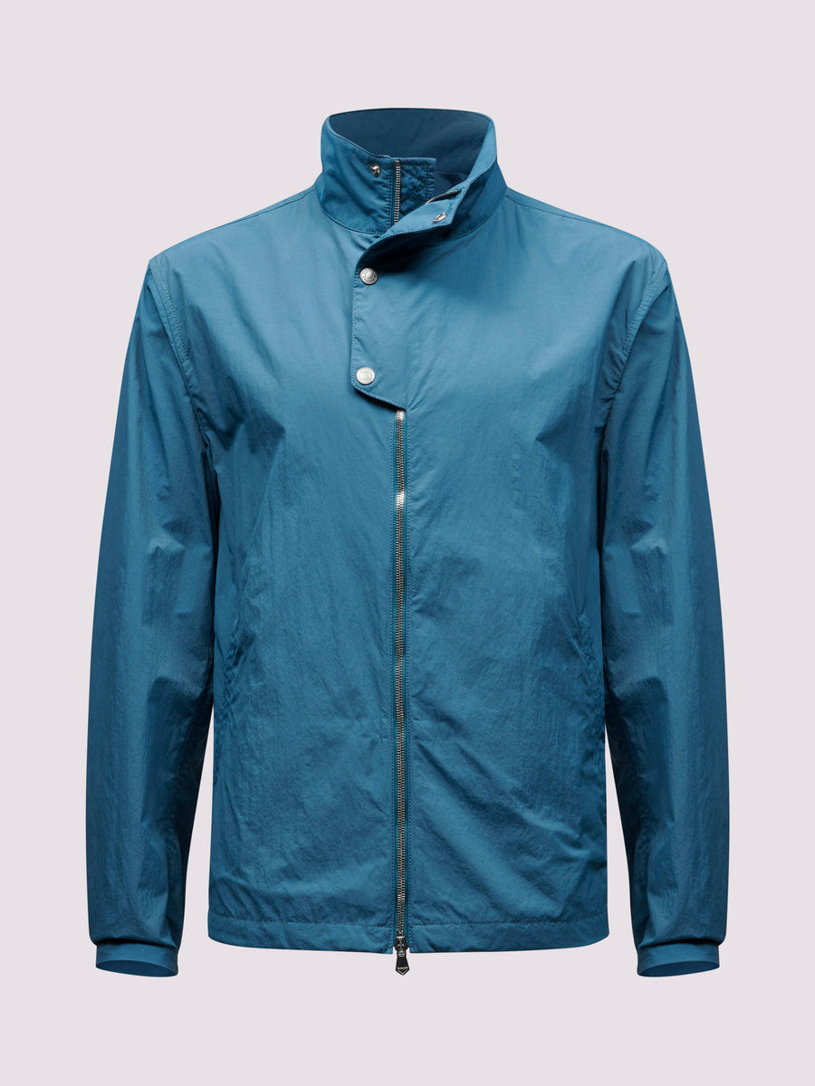 Windbreaker Jacket in Teal Blue