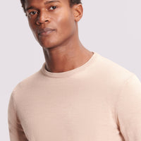 Merino Wool Crew Neck Sweater Sand