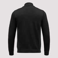 Duchamp Mens Merino 1/4 Zip Sweater Black