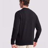 Duchamp Mens French Terry Crew Neck Sweatshirt Black