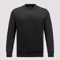 Duchamp Mens French Terry Crew Neck Sweatshirt Black