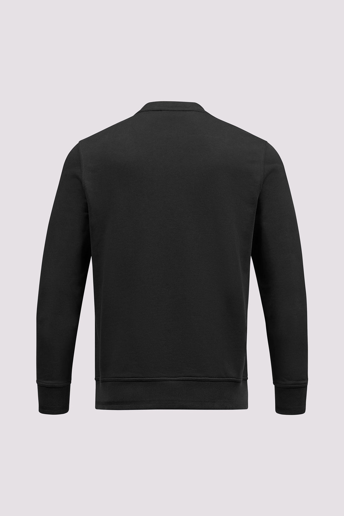 Duchamp Mens French Terry Crew Neck Sweatshirt Black