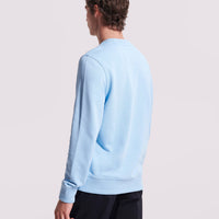 Duchamp Mens French Terry Crew Neck Sweatshirt Blue Bell