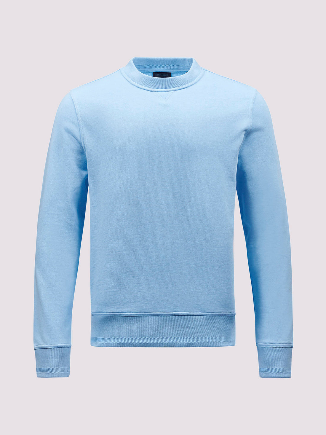 Duchamp Mens French Terry Crew Neck Sweatshirt Blue Bell