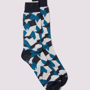 2 Pack Cube Socks Gift Set in Dark Navy