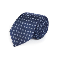 Duchamp Mens Silk Diamond Pattern Tie Rain Washed