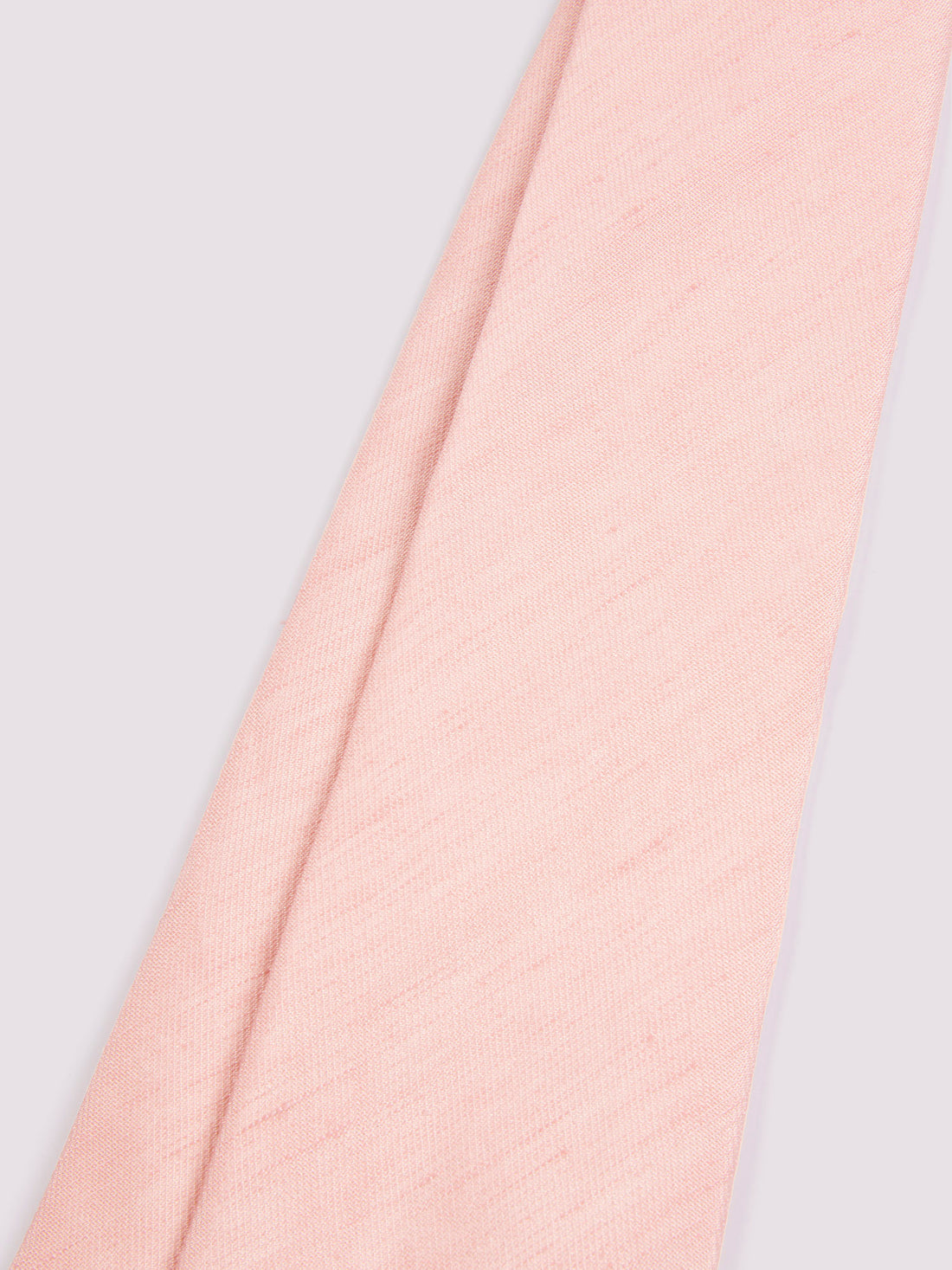 Duchamp Mens Silk Solid Tie Pink Icing