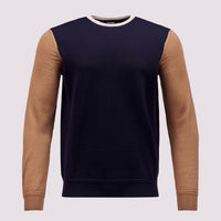 Duchamp Merino Wool Crew Neck Sweater Deep Well